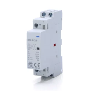 2P 25A (11) BCH8 2P 25A Modular AC Contactor DIN Rail Mount Contactor