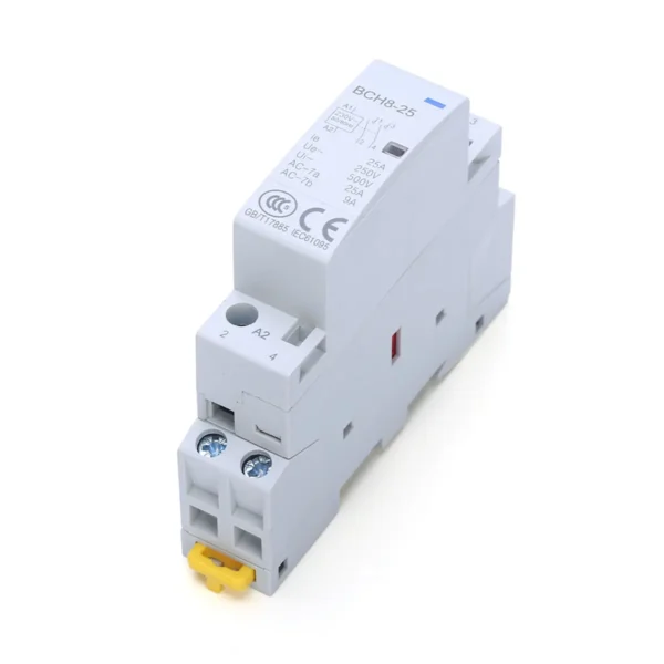 2P 25A (22) BCH8 2P 25A Modular AC Contactor DIN Rail Mount Contactor