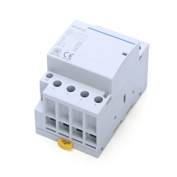 BCH8 4P 63A DIN Rail Modular AC Contactor for Industrial & Commercial Use