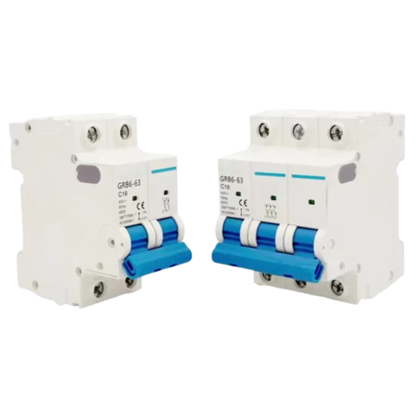 GRB6-63 Miniature Circuit Breaker (MCB) 1A-63A Low Voltage Circuit Protection Device