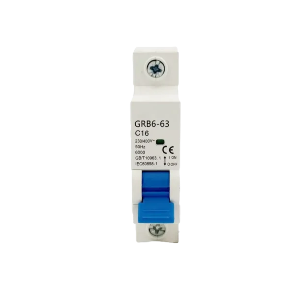 GRB6-63 Miniature Circuit Breaker (MCB) 1A-63A Low Voltage Circuit Protection Device