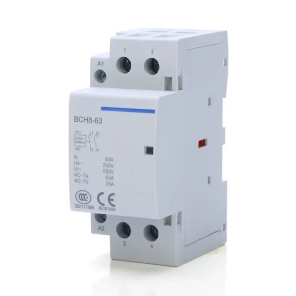 BCH8 2P 63A Modular AC Contactor for Household & Industrial Applications