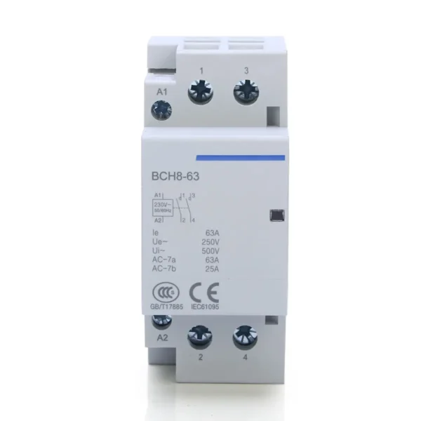 BCH8 2P 63A Modular AC Contactor for Household & Industrial Applications