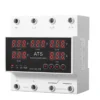 3相6显 1 63A 3-Way Automatic Transfer Switch (ATS) Power Transfer Switch with Over Voltage, Under Voltage and Over Current Protection