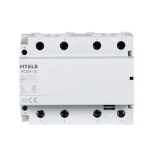 HC204-100 4 HC Type DIN Rail Modular Contactor 2P/4P 25A 63A 100A Low Voltage AC Contactor