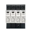 HTELE HJG2-40 Type 2 AC Surge Protection Device (SPD) 4P 40kA DIN Rail Lightning Protection for Solar PV Systems