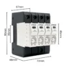 HTELE HJG2-40 Type 2 AC Surge Protection Device (SPD) 4P 40kA DIN Rail Lightning Protection for Solar PV Systems