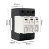 HTELE HJG2-40PV Type 2 DC SPD Surge Protection Device 3P 1000V 40kA for Solar PV Systems