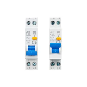 DPN Slim RCBO 1P+N Residual Current Circuit Breaker 18mm Module with Overload, Short Circuit and Earth Leakage Protection