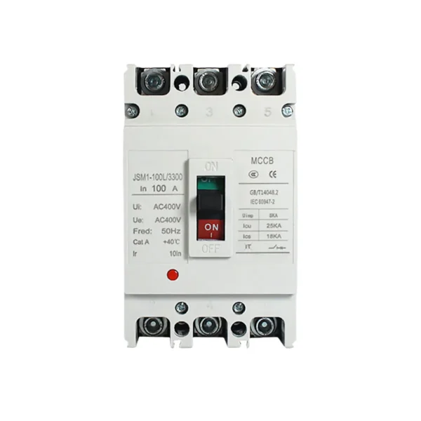 M1-125 MCCB Molded Case Circuit Breaker 3P/4P 63A-125A Overload and Short Circuit Protection